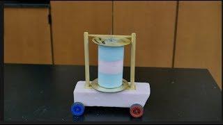 Flettner Rotor Sail Cart // Homemade Science with Bruce Yeany