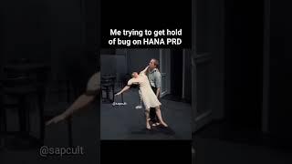 SAP HANA Bug on production #sapmemes #funny #memes #sap #sapvideos #abap #reels #saperp #comedy