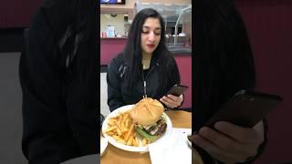 Huge Burger! Ocean & waterfall! #coupleshorts #funny #explore #fypyoutube #fyp #nature #coupleblog