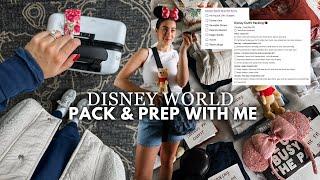 PACK & PREP FOR DISNEY WORLD - Disney outfit packing, packing my carry-on, tips, tricks & more! 