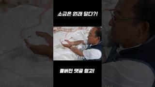 소금은 원래 달다?! #쩐라남도 #천일염