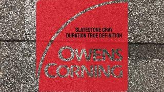 Owens Corning Slatestone Gray Color Video