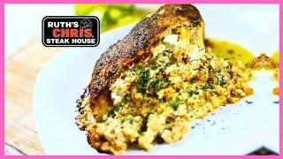 Ruth's Chris EXACT Stuffed Chicken Breast Recipe | COOK WITH ME