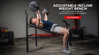 Adjustable Standard Incline Weight Bench: SF-BH623009