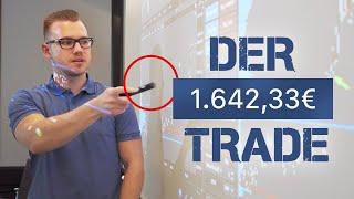 Wie ich 1.642,33€ mit einem Trade verdient habe! ► Volumen Trading lernen