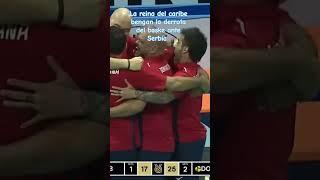 Dominicana vencen a Serbia actuales campeonas mundiales #LasReinasDelCaribe #Preolimpico