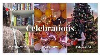 Celebrating Children's day , Coffee dates, Christmas party #weeklyvlog