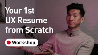 UX Resume Demo: Design Your 1st One from Scratch (Step by Step)