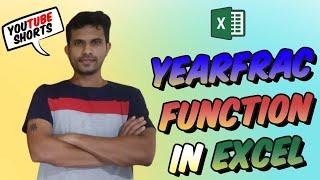 Calculate the number of Years between two Dates in Excel
