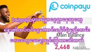 Coinpayuမှာဖရီးမှာငွေရှာနေသူတွေနောက်ထပ်ဝင်ငွေကောင်းရနိုင်မဲ့နည်းလမ်းလေးတွေသေချာရှင်းပြထားပါတယ်