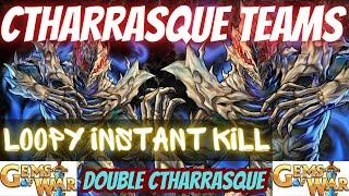 Gems of War Ctharrasque Teams | DOUBLE LOOPY INSTANT KILLS! 3 Teams for new boss troop Ctharrasque