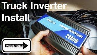 Installing a Truck Inverter