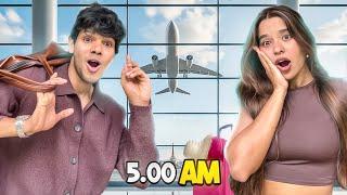 Day In Our Life While Travelling To Another Country 🫣දවසක්ම අවදියෙන් 24/7 | Yash and Hass