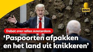 Fel debat over rellen in Amsterdam: Wilders eist harde maatregelen tegen antisemitisme in Nederland