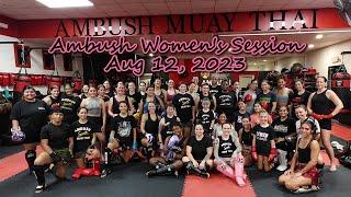 Women's Session at Ambush Muay Thai