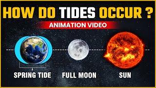 How the tides REALLY work | Low tide, High Tide, Spring Tide, Neap Tide | OnlyIAS