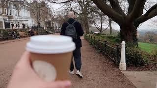 A winters morning in Richmond Hill, London | Vlogmas Part 2