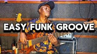 How to create blues funk bass line - Beginners lesson by Gilberto