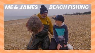 Me & James Go Beach Fishing - The Solent - Eastney