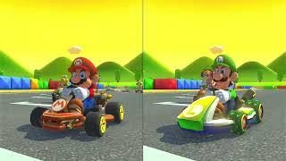 Mario Kart 8 Deluxe | 2 player (Mario vs Luigi) | 50 CC | Wave 2 Tracks