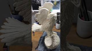 도자기 독수리 만들기 #handmadepottery #sculpture #sculpt #도마담