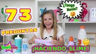 73 PREGUNTAS A DANIELA HACIENDO SLIME!! TAG ¿Tengo NOVIO? - DivertiGuay