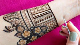 Beautiful Full Hand Bridal Mehndi Design || Front Hand Bridal Mehndi Design || Bridal Mehndi Design