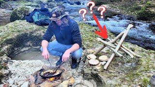 Making a IKEA chair in the forest. Best Duck Cooking By The River. ASMR. Beautiful Switzerland. Calm