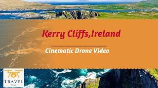 Kerry Cliffs, Portmagee,Ring Of Kerry, Ireland,Cinematic Drone video..