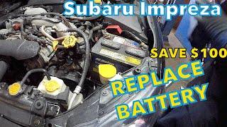 Replace Battery on Subaru Impreza (DIY) you can save $100