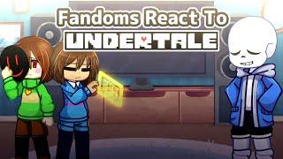 [ ▪︎ ] Different Fandoms React To Undertale [ ▪︎ ] GL2RV/Gacha Life 2 Reaction Video || (Read desc)