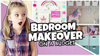 DIY GIRLS BEDROOM MAKEOVER ON A BUDGET | Decorating Ideas | Bedroom DIY