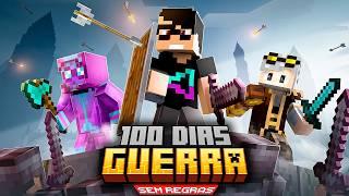 SOBREVIVI 100 DIAS EM GUERR4 NO MINECRAFT  - O FILME DO LOKOLOW