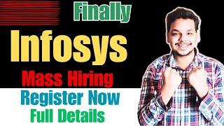 Finally Infosys Mass Hiring Announced | Infosys Hiring 2024 Batch | SP Role | OFF Campus Drive 2024