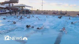 Polar plunge held in Peoria, Arizona