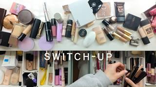 organizing & decluttering my makeup collection for winter