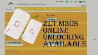 ZLT M30S MTN Unlock||Online unlocking Available||100 % Working