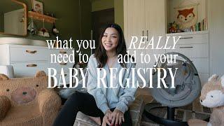 what you REALLY need to add to your baby registry