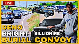 deno bright burial | convoy from nairobi 5o siaya yala | denno bright billionire | denno bright