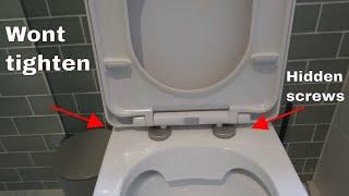 How to fix a toilet seat