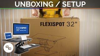 FlexiSpot Desk Riser Unboxing and Setup - Krazy Ken's Tech Misadventures