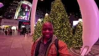 Christmas in New York City. Penn Station and Macys.