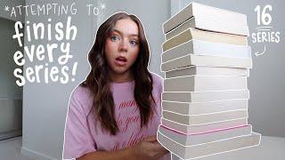 trying to finish every series I'm in the middle of!  *episode 2* [reading vlog]