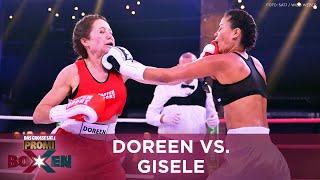 Gisele Oppermann vs. Doreen Dietel | K.O. beim Kampf der Dschungel-Nattern | Promiboxen