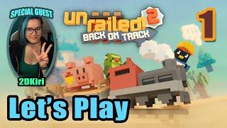 Let's Play - Unrailed 2: Back on Track - Full Gameplay - Multiplayer Coverage - Co-op with @2DKiri