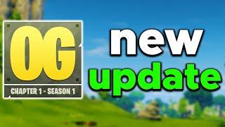 OG Fortnite UPDATE! (Leaks & News)