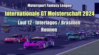 Motorsport FL | IGTM FL 2024 | #12 Interlagos - Rennen