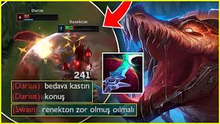 RAKİBİ 14 KERE KESTİK, BİRAZ SİNİRLENDİ | LoL Renekton Oynanış