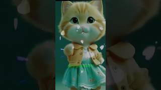 Cute baby Cat dance #love #song #funny#shortsfeed #shortsvideo #shorts #short #trending