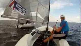 On Board with Ed Wright - 2013 Finn Gold Cup Medal Race